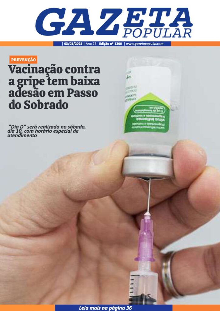 Capa de Edição de 03 de Maio de 2025