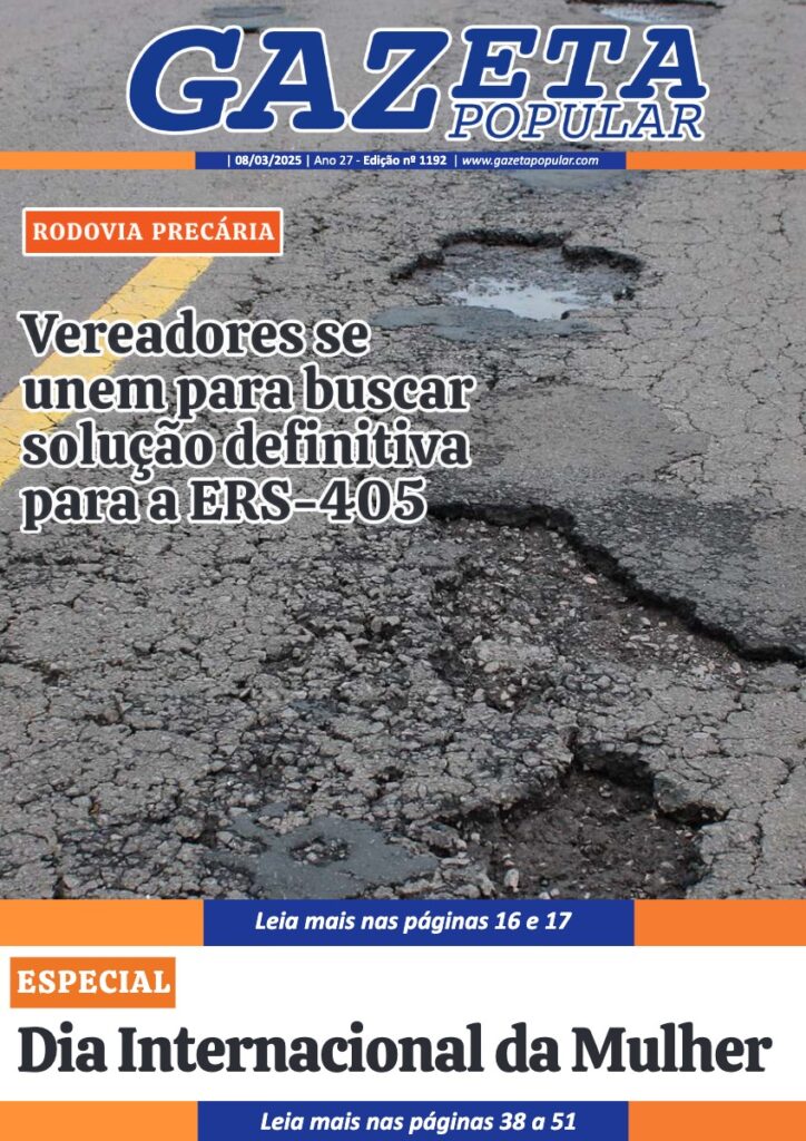 Capa de Edição de 08 de Março de 2025