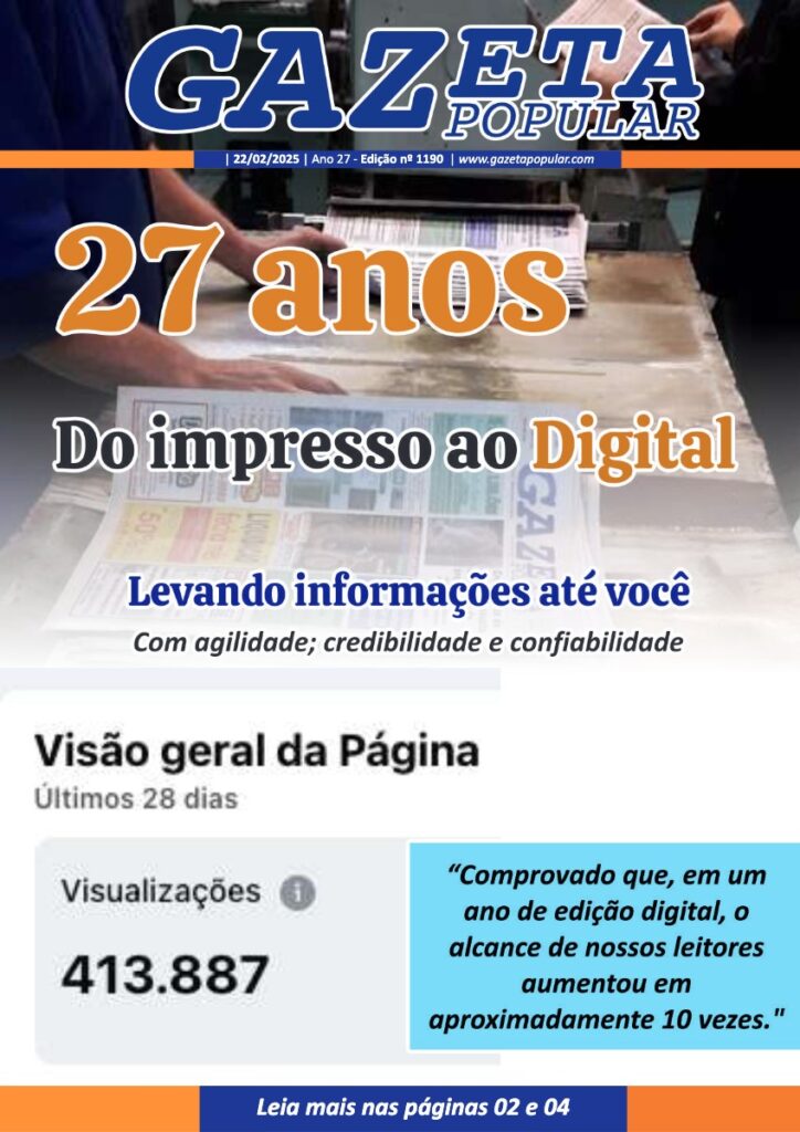 Capa de Edição de 22 de Fevereiro de 2025