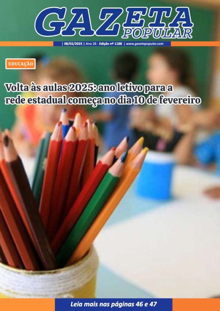 Capa de Edição de 08 de Fevereiro de 2025