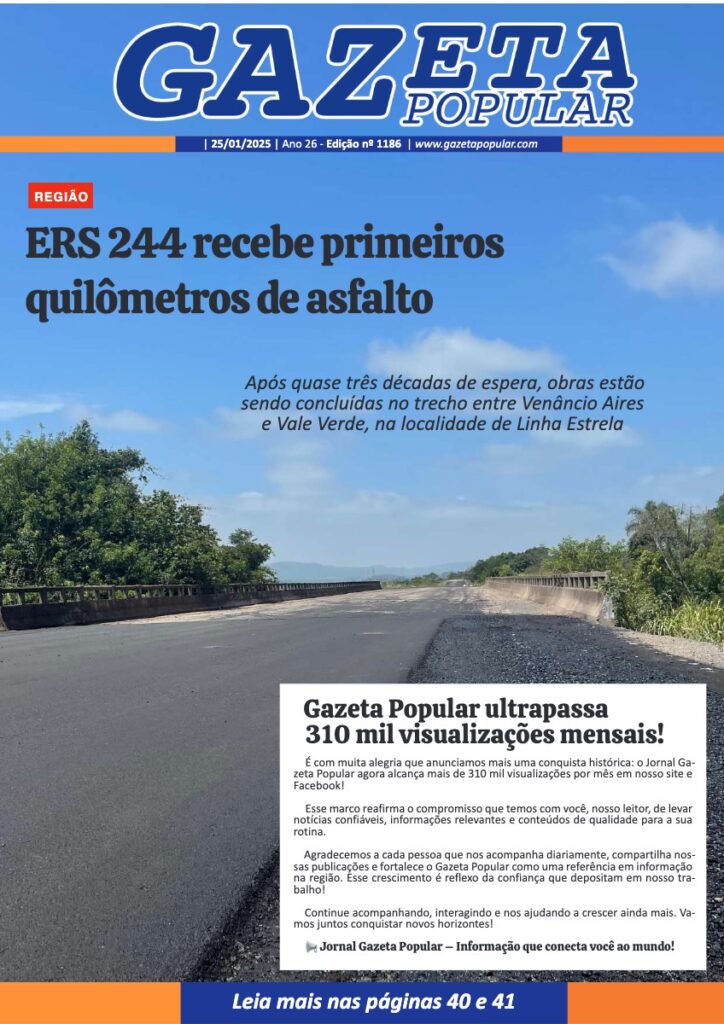 Capa de Edição de 25 de Janeiro de 2025