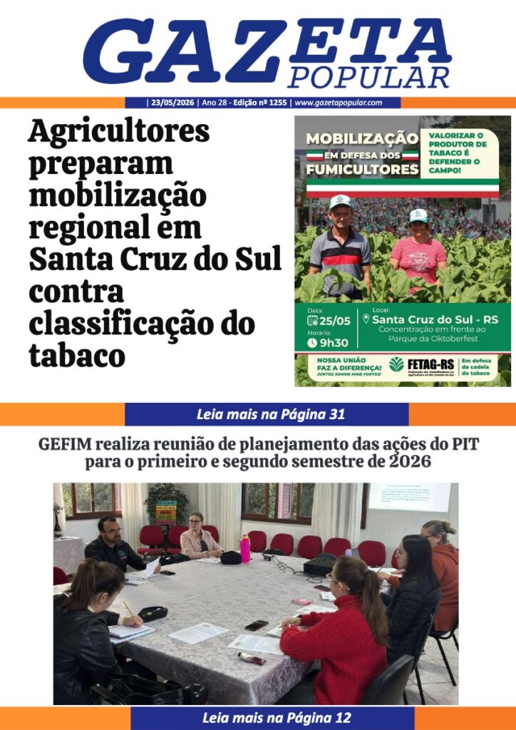 Capa de Edição de 23 de Maio de 2026