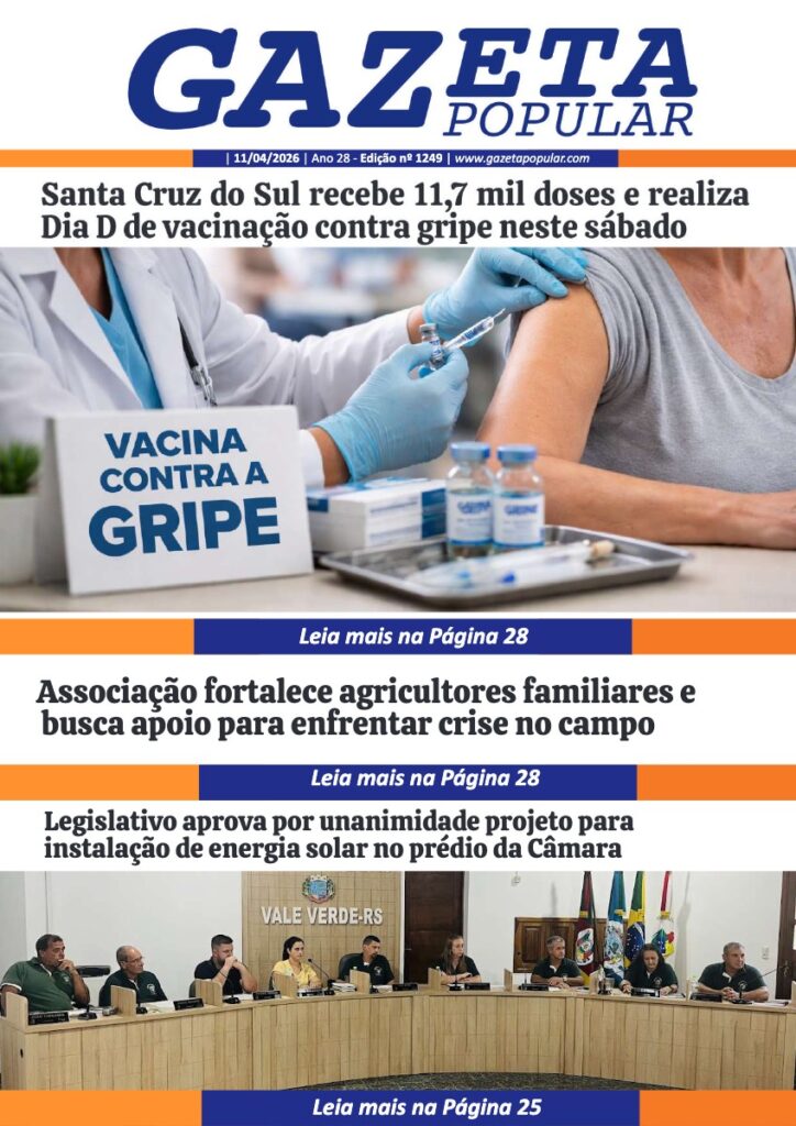 Capa de Edição de 11 de Abril de 2026
