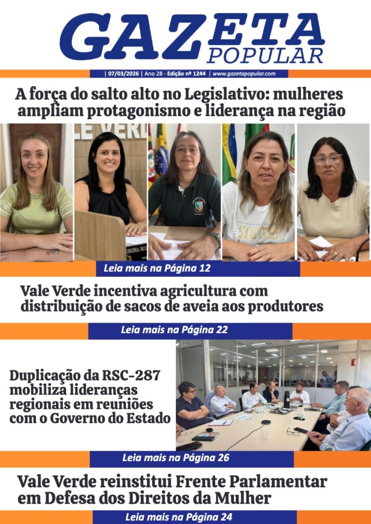Capa de Edição de 07 de Março de 2026