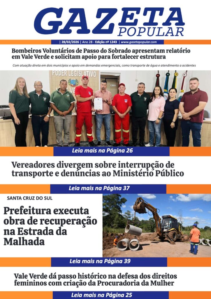 Capa de Edição de 28 de Fevereiro de 2026