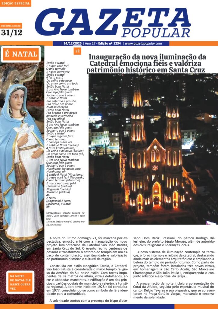 Capa de Edição de 24 de Dezembro de 2025