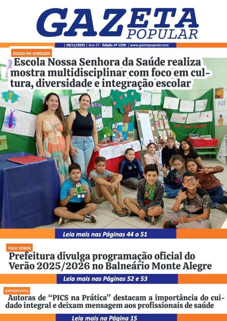 Capa de Edição de 29 de Novembro de 2025