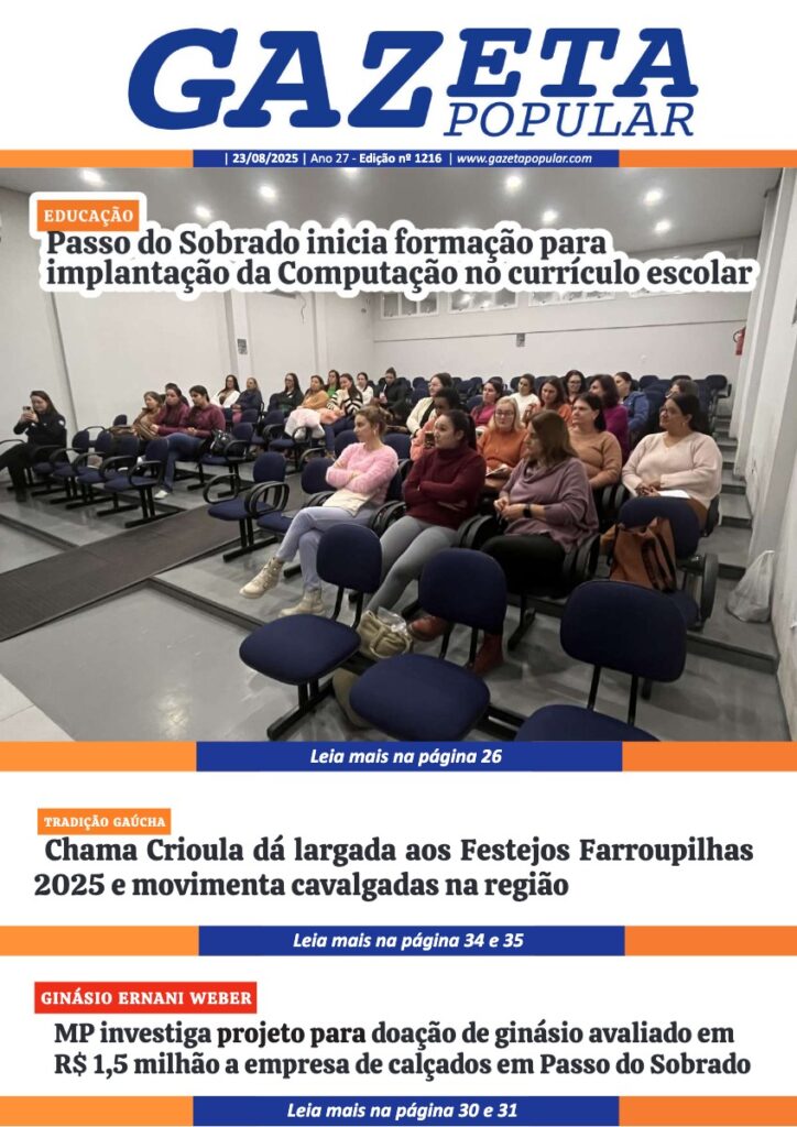 Capa de Edição de 23 de Agosto de 2025