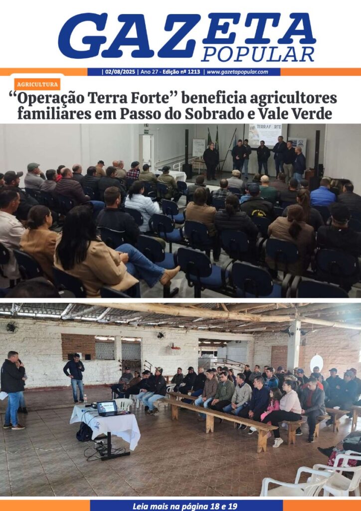 Capa de Edição de 02 de Agosto de 2025