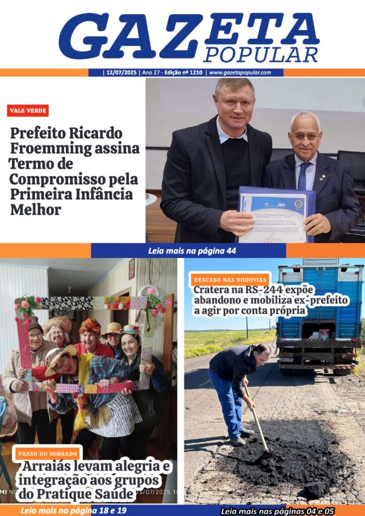 Capa de Edição de 12 de Julho de 2025